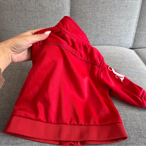 COOGI Baby Infant Zip Up Jacket Side Pockets Red Size 6/9 Months Unisex - Picture 6 of 8